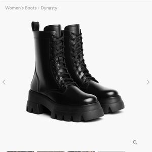 Thursday Boot Co. Women's Black Combat Boots